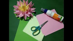 This is yet another project that younger kids can enjoy. Diy Easy Paper Craft Lotus Flower