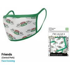 Dit mondkapje voldoet niet aan de medische richtlijnen voor mondkapjes en is geen garantie voor het reduceren van besmettingsrisico. Friends Central Perk Premium Mondmaskers Set Van 2 Mondmasker