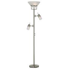 Brushed Nickel Two Swing Arm Torchiere Floor Lamp 05080 Lamps Plus Lamp Floor Lamp Torchiere Floor Lamp