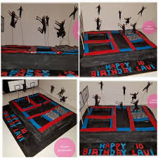 Trampolin Geburtstagstorte Trampolin Party Geburtstagstorte Geburtstagskuchen