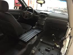 Interior After Police Equipment And Seat Removal From Passenger Side Caprice Ppv Steering Wheel Gear Stick