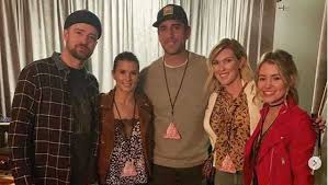 The nascar driver and the nfl qb have been making fans swoon since they confirmed their relationship earlier this year. Aaron Rodgers Danica Patrick Meet Up With Justin Timberlake