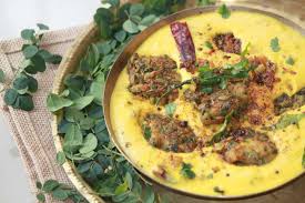 Drumstick Leaves Kadhi Pakora Recipe Moringa Kadhi Pakora Recipe Pakora Recipes Moringa Recipes Recipes