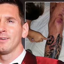 Play exciting sports quiz on thesportstattoo. Lionel Messi Gets A New Tattoo World Recoils In Horror Irish Mirror Online