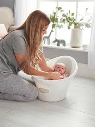 Sm fashion babies & kids. Shnuggle Bath White With Grey Backrest Bathing Changing Fenwick