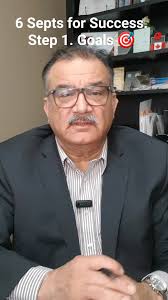 6 Steps for Success. 1. Goals 🎯. , Video number 2 of 7. , #nadeemshow  #success #Goals , #Canada #lifecoaching #jobsearch #consulting #surreybc