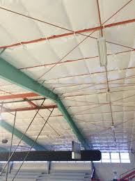 The most common method of adding insulation to a metal building roof is the 'banding system.' normally, metal building purlins are 60 or 5' apart. Retrofit Silvercote