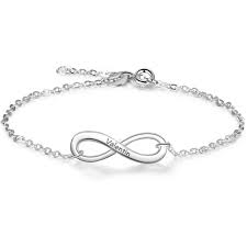 Vente d'objet personnalisé faites vous simplement plaisir petit prix assuré �. Bracelet Femme Personnalise En Argent Symbole De L Infini