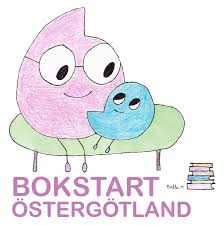 Klicka på knappen för att logga in. Bokstartslogga 003 Regionbibliotek Ostergotland