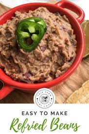Vegetarian Refried Beans Easy Recipe Using Canned Beans Recipe In 2020 Refried Beans Vegetarian Refried Beans Recipes