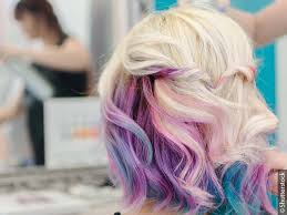 Dampen your hair and place a stretchy headband around the crown of your head. Mermaid Hair Colorful Individual Hair Creations