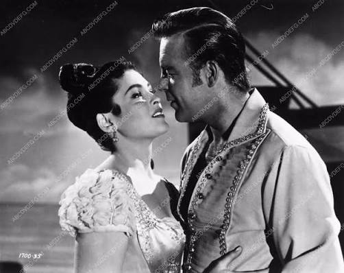 Suzan Ball Scott Brady film Yankee Buccaneer 2126-31