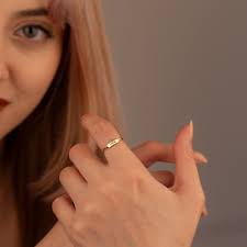 White Gold Name Ring