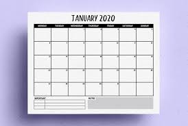 This printable 2020 calendar will help you keep track of the different dates and events all along the year.you have enough space in each daily box to write down future events and holidays. Free Printable Blank Calendar For 2020 Crazy Laura