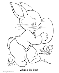 Download the easter bunny wearing a dress here. Easter Bunny Colouring Pages 018