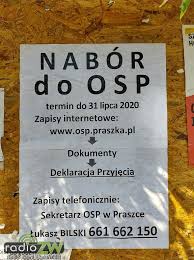 Ostateczny termin na dostarczenie wersji papierowej wniosku do funduszu, co stanowi warunek niezbędny do rozpatrzenia wniosku i ewentualnego otrzymania. Nabor Do Osp W Praszce Zdjecia Radio Ziemi Wielunskiej