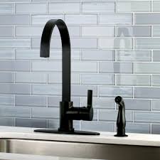 In stock & ready to ship. Modern Black Centerset Kitchen Faucet With Side Sprayer Overstock 15368775