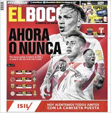 Un 5 de septiembre del 2017, la selección peruana celebraba por primera vez una victoria en quito ante ecuador. Newspaper El Bocon Peru Newspapers In Peru Tuesday S Edition September 5 Of 2017 Kiosko Net