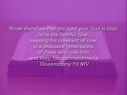 In 1 peter 5:9 epiteleo is in the present tense which means that the sufferings are continually being (being = passive voice ) completely fulfilled. Deuteronomy 7 9 Niv Deuteronomy 7 9 Deuteronomy Scripture