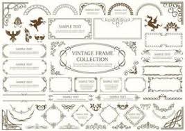 Saved in eps 8 file. Vintage Frame Set Isolated On A Plain Background 2526424 Vector Art At Vecteezy