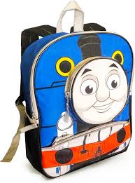 Thomas the Train Backpack for Boys Kids ~ 2 Pc Bundle With Premium 11"  Thomas Backpack And Stickers (Thomas and Friends School Supplies),  Multicolor, Thomas the Train Backpack, Thomas and Friends Lunch