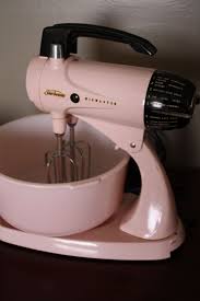 I have a very old model (may even be considered vintage at this point) and the original bowl was showing signs of age and in fact parts of the locking. Pink Vintage Sunbeam Mixer And Bowl Vintage Kitchen Accessories Vintage Kitchenware Vintage Kitchen