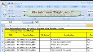 Tips Excel Cara Membuat Judul Tabel Berulang Otomatis Di Tiap Halaman Youtube