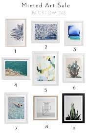 Minted Art Sale Becki Owens Minted Art Wall Art Prints Art Display