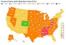 Us Obesity Levels By State Obesity Procon Org