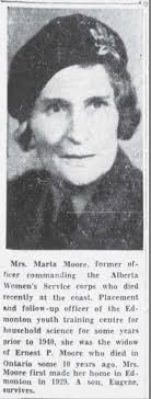 Private Marta Eugene Sybelle Moore (1898-1944)