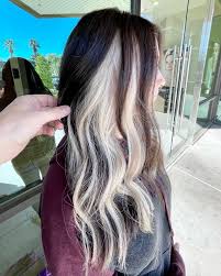 Shampoos and conditioners with a purple hue will help keep your hair from transitioning from bright blonde to straw yellow. Hair By Evgeny Blonde Peekaboo Facebook