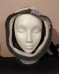 Cowl completed, no pattern made up as went along 2hrs