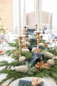 An Easy Christmas Centerpiece For A Long Table Sanctuary Home Decor