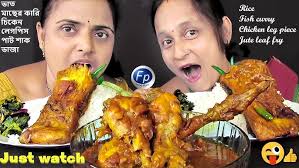 BIG SIZE 1KG FISH CURRY + RICE CHALLENGE