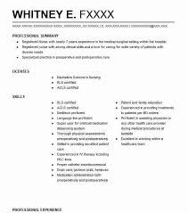 outpatient surgery registered nurse resume example