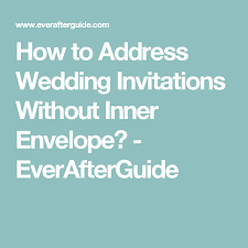 Addressing Pocket Wedding Invitations Without The Inner Envelope Wedding Invitations Addressing Wedding Invitations Pocket Wedding Invitations