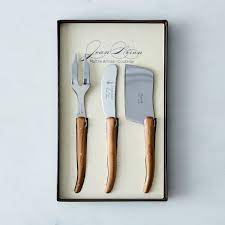 Olivewood Laguiole Cheese Knives Set Of 3 Cheese Knives Cheese Knife Set Laguiole