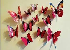 Oleh sebab itu, berikut cara membuat origami untuk hiasan dinding yang indah, mudah, dan murah. Dekorasi Dinding Butterfly 3d Hiasan Kupu Kupu Wall Decor Kamar Rumah Dekorasi Hiasan Dinding Rumah Tangga Tokopedia Com Inkuiri Com