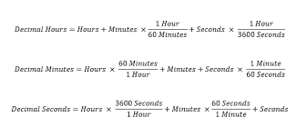 Time To Decimal Calculator Multi Directional Dremployee