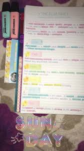 My Biology Notes Duckling Sticky Notes And Pen The Works Notebook Paperchase Highlighters Asda School Study Tips Study Notes Notes Inspiration