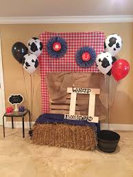 See more ideas about western theme, western theme party, cowboy birthday. Kids Cowboy Cowgirl Themed Birthday Party Mug Shot Photo Booth Farm Themed Birthday Party Barnyard Birthday Party Cowboy Theme Party