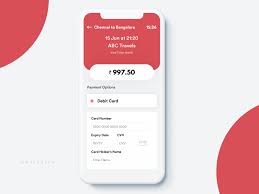 Ticket Booking Payment Design 앱 모바일 디자인 모바일