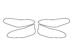Search images from huge database containing over 620,000 coloring pages. Printable Dragonfly Wings Template