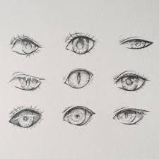 Doodle Of Some Semi Realistic Eyes Mangaeyes Doodle Illustration Mangadraw Animedraw Mangadrawing A Realistic Eye Drawing Realistic Drawings Eye Drawing
