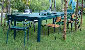 Yep, there is unused space that you probably haven't tapped into yet, and it comes in the form of a patio, deck or another outside area. Fermob Garden Furniture French Colourful Design For Outdoor Metal Patio Furniture