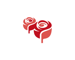 Rose Logo By Flatos Flower Logo Design Flower Logo Logo Design