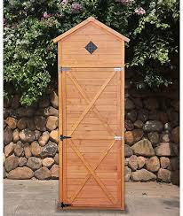 Outtech Geratehaus Braun Schwarz Fsc Kiefernholz Ca 76x49x193 Cm Mit Einlegeboden Gerate Schuppen Aus Holz Gartenhaus Amazo En 2020 Cabane Jardin Cabane Jardins