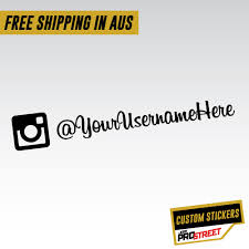Here's how to get stickers for instagram stories, and really make your photos and videos stand out. Custom Instagram Name Car Sticker Decal Jdm Prostreet