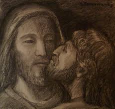 E' l'esistenza di tutti e di tutti i tempi ad essere rappresentata  nell'Uomo appeso alla Croce nel dipin- to di Rosanna Ca