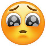 Pleading Face Emoji On Whatsapp 2 19 352 Emoji Face Puppy Dog Eyes